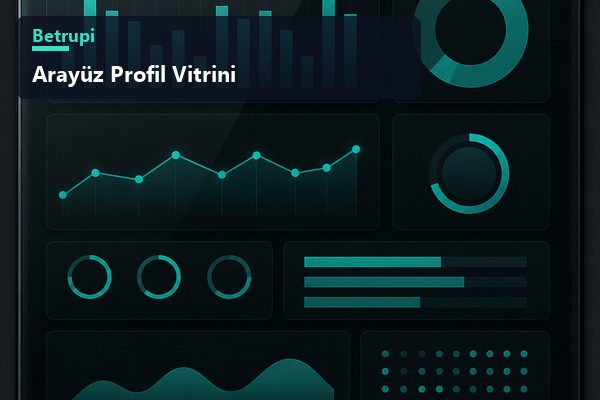 Profil vitrininde öne çıkarılmış üç metriği gösteren üst alan