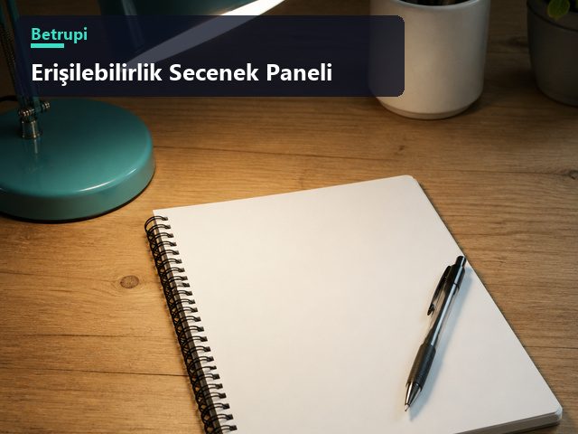 Üç kademe yazı tipi boyutu, renk körlüğü modu ve hareket azaltma anahtarlarının yan yana listelendiği erişilebilirlik paneli